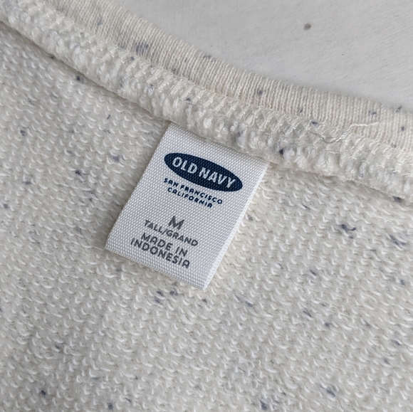 OLD NAVY V-Neck Drawstring Sweatshirt Dress M Tall - Picture 10 of 12